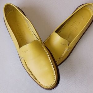 Salvatore Ferragamo Mustard Yellow Loafers